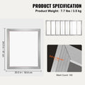 Screen Printing Kit 6pc 20x24 Aluminum Frames 160 Mesh Tape