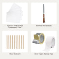Screen Printing Kit 2 Frames 110 Mesh 20x25cm 25x35cm T-shirt