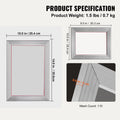 Screen Printing Kit 2 Frames 110 Mesh 20x25cm 25x35cm T-shirt