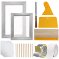 Screen Printing Kit 2 Frames 110 Mesh 20x25cm 25x35cm T-shirt