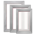 Screen Printing Kit 3pc Aluminium Frames 110 Mesh Squeegees Films