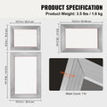 Screen Printing Kit 3pc Aluminium Frames 110 Mesh Squeegees Films