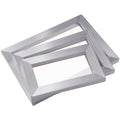 Screen Printing Kit 3pc Aluminium Frames 110 Mesh Squeegees Films