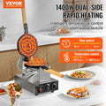 Commercial Bubble Waffle Maker 1400W Egg Puff Machine Stainless Steel
