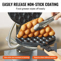 Commercial Bubble Waffle Maker 1400W Egg Puff Machine Stainless Steel