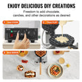 Commercial Bubble Waffle Maker 1400W Egg Puff Machine Stainless Steel