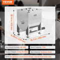 Meat Mixer Manual 15L Stainless Steel Sausage Ground Beef