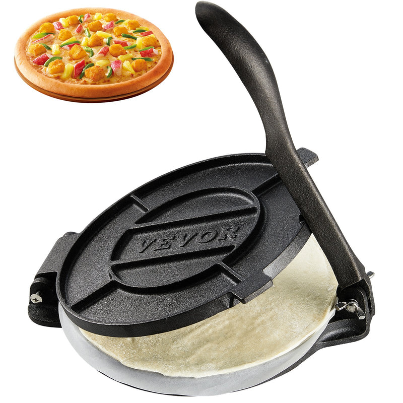 Tortilla Press 8 Inch Cast Iron Heavy Duty Roti Maker Pataconera