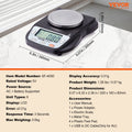 Analytical Balance 600g x 0.01g Electronic Lab Scale