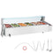 Commercial Electric Food Warmer 6x5Qt Buffet Glass Shield