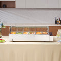 Commercial Electric Food Warmer 6x5Qt Buffet Glass Shield