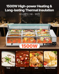 Devanti 9-Pan 1500W Commercial Food Warmer Bain Marie Stainless Steel