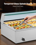 Devanti 9-Pan 1500W Commercial Food Warmer Bain Marie Stainless Steel
