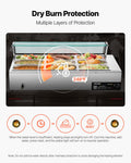 Devanti 9-Pan 1500W Commercial Food Warmer Bain Marie Stainless Steel