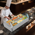 Devanti 9-Pan 1500W Commercial Food Warmer Bain Marie Stainless Steel
