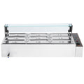 Commercial Electric Food Warmer 9x5Qt Buffet Glass Shield