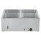 Commercial 1500W Food Warmer 4-Pan Stainless Steel Bain Marie