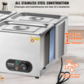 Commercial Electric Buffet Food Warmer 4x8Qt Bain Marie