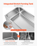 VEVOR Devanti 6-Pan Electric Steam Table Warmer 1200W Bain Marie