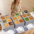 VEVOR Devanti 6-Pan Electric Steam Table Warmer 1200W Bain Marie