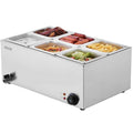 VEVOR Devanti 6-Pan Electric Steam Table Warmer 1200W Bain Marie
