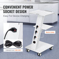 Dental Lab Mobile Rolling Cart 3 Layers with Socket Trolley