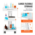 Dental Lab Mobile Rolling Cart 3 Layers with Socket Trolley