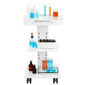 Dental Lab Mobile Rolling Cart 3 Layers with Socket Trolley