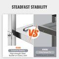 Stainless Steel 3 Layer Lab Utility Cart 181kg Medical Kitchen