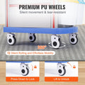5 Tier Lab Cart 5 Drawers 4 Wheels Trash Cans Blue