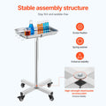 Stainless Steel Mayo Stand Adjustable 25-40