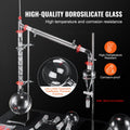 Distillation Kit 1000ml Borosilicate Glassware 29pcs Lab Equipment