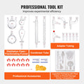 Distillation Kit 1000ml Borosilicate Glassware 29pcs Lab Equipment