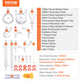 Distillation Kit 1000ml Borosilicate Glassware 29pcs Lab Equipment