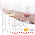 Distillation Kit 1000ml Borosilicate Glassware 29pcs Lab Equipment