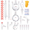 Distillation Kit 1000ml Borosilicate Glassware 29pcs Lab Equipment