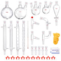Lab Distillation Kit 1000ml Borosilicate Glass 32pcs 24/40 Joint