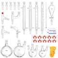Lab Distillation Kit 1000ml Borosilicate Glass 32pcs 24/40 Joint