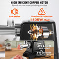 Commercial Electric Meat Grinder 2.27kg/min Sausage Stuffer