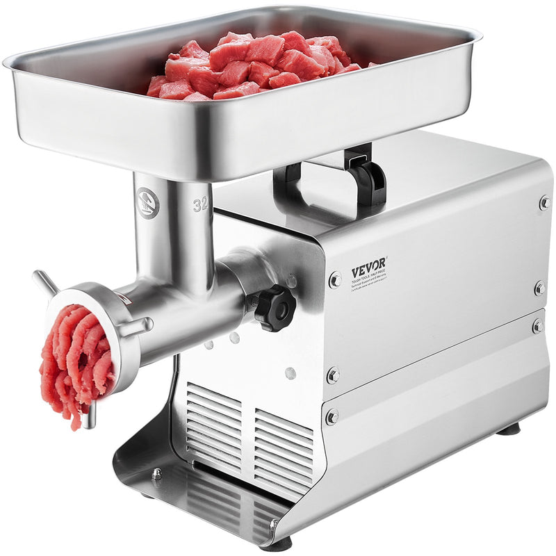Commercial Electric Meat Grinder 21 Lbs/Min Sausage Stuffer