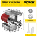 Electric Meat Grinder Mincer 1100W 661Lbs/Hour