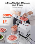 Meat Grinder 4.5 Lbs/Min Sausage Stuffer Commercial Electric Kitchen