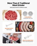 Meat Grinder 4.5 Lbs/Min Sausage Stuffer Commercial Electric Kitchen