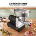 Electric Meat Grinder, 9.5 Kg/Min Capacity, Countertop Industrial Meat Mincer w/ Blade, Grinding Plate, Sausage Maker & Kubbe Kit, Carbon Steel Commercial Meat Grinder for Kitchen Restaurant