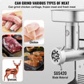 Commercial Electric Meat Grinder 5Lbs/Min Sausage Stuffer