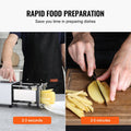 Electric French Fry Cutter Potato Slicer Stainless Steel Blades