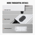 Electric French Fry Cutter Potato Slicer Stainless Steel Blades