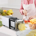 Electric French Fry Cutter Potato Slicer Stainless Steel Blades