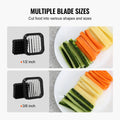 French Fry Cutter Potato Slicer Stainless Steel Blades Suction Cups