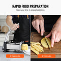 French Fry Cutter Potato Slicer Stainless Steel Blades Suction Cups